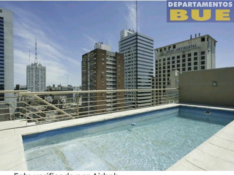 Temporario – Excelente con balcon, piscina, seguridad 24 hs, gym, parilla, laundry